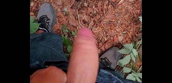  forest blowjob and coming in mouth